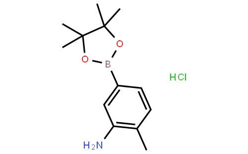 2-Methyl-5-(4,4,5,5-tetramethyl-1,3,2-dioxaborolan-2-yl)aniline hydrochloride