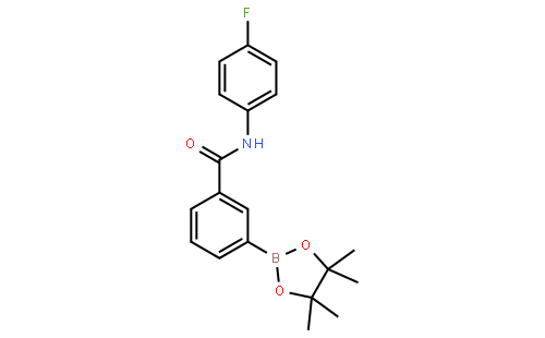 N-(4-Fluorophenyl)-3-(4,4,5,5-tetramethyl-1,3,2-dioxaborolan-2-yl)benzamide