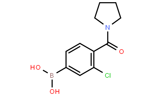 (3-Chloro-4-(pyrrolidine-1-carbonyl)phenyl)boronic acid