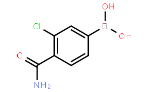 4-氨甲酰基-3-氯苯基硼酸