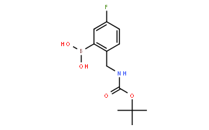 (2-{[(tert-butoxycarbonyl)amino]methyl}-5-fluorophenyl)boronic acid