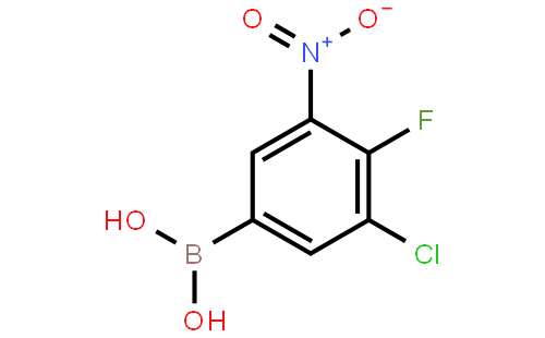 (3-chloro-4-fluoro-5-nitro-phenyl)boronic acid