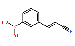 3-(E-2-氰基乙烯基)苯基硼酸（含不等数量的酸酐）