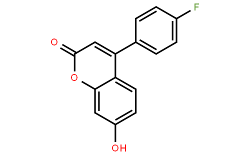 4-(4-氟苯基)-7-羟基-2H-1-苯并吡喃-2-酮
