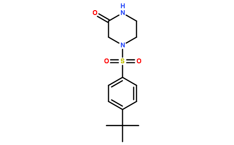 4-(4-tert-Butyl-benzenesulfonyl)-piperazin-2-one