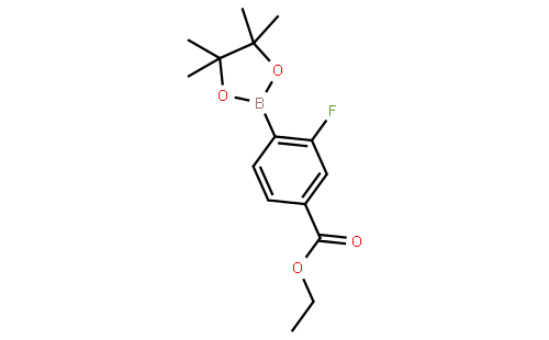 Ethyl 3-fluoro-4-(4,4,5,5-tetramethyl-1,3,2-dioxaborolan-2-yl)benzoate