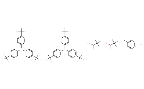 Bis(2,2-dimethylpropanoato)(4-methylphenyl)bis[tris[4-(trifluoromethyl)phenyl]phosphine]rhodium
