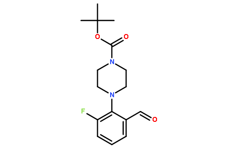 tert-Butyl 4-(2-fluoro-6-formylphenyl)piperazine-1-carboxylate