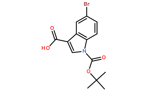 5-Bromo-1H-T-Butoxycarbonyl-Indole-3-Carboxylic Acid