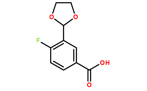 3-(1,3-Dioxolan-2-yl)-4-fluorobenzoic acid
