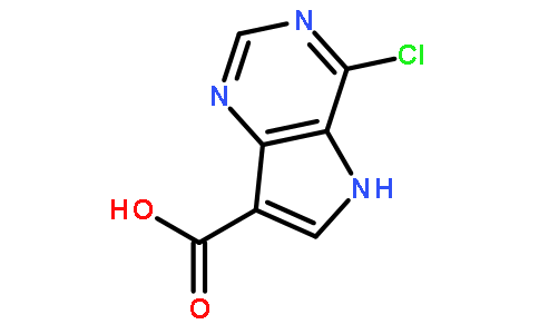 4-Chloro-5H-pyrrolo[3,2-d]pyrimidine-7-carboxylic acid