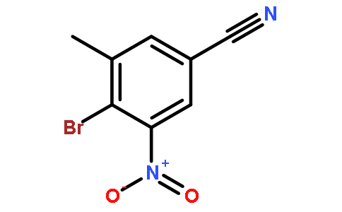 4-Bromo-3-methyl-5-nitrobenzonitrile