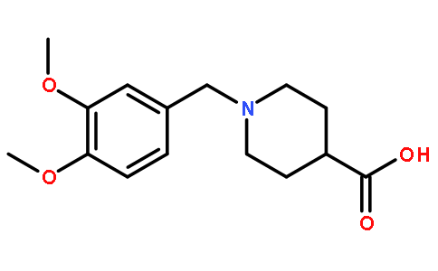 1-(3,4-dimethoxybenzyl)piperidine-4-carboxylic acid