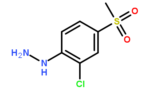 1-(2-chloro-4-(methylsulfonyl)phenyl)hydrazine