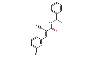 (E)-3-(6-bromopyridin-2-yl)-2-cyano-N-[(1S)-1-phenylethyl]prop-2-enamide