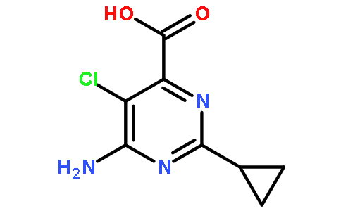 6-Amino-5-chloro-2-cyclopropylpyrimidine-4-carboxylic acid