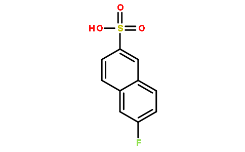 6-氟萘-2-磺酸结构式