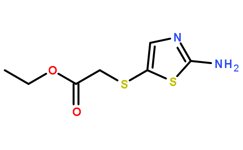 Ethyl 2-((2-aminothiazol-5-yl)thio)acetate