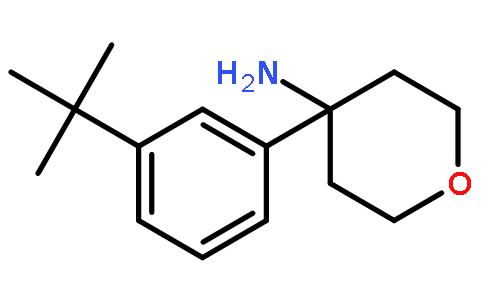 4-(3-(tert-Butyl)phenyl)tetrahydro-2H-pyran-4-amine