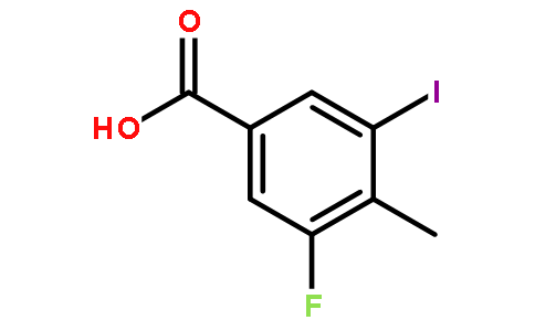 3-Fluoro-4-methyl-5-iodobenzoic acid