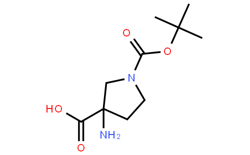 3-氨基-1-Boc-吡咯烷-3-羧酸
