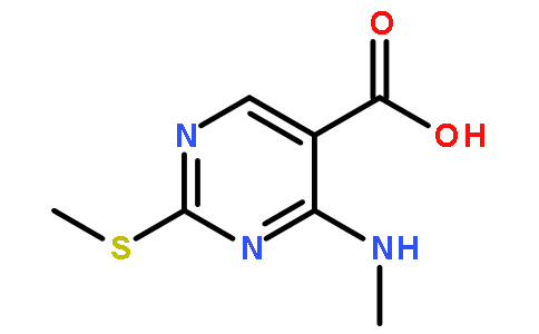 4-(Methylamino)-2-(methylthio)-5-pyrimidinecarboxylic acid