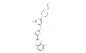 N-(2-chloro-6-methylphenyl)-2-[[6-[4-(2-hydroxyethyl)piperazin-1-yl]-2-methylpyrimidin-4-yl]amino]-1,3-thiazole-5-carboxamide,hydrate