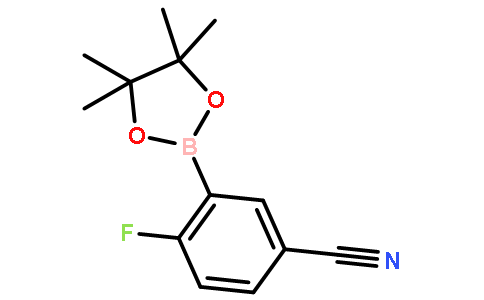 4-Fluoro-3-(4,4,5,5-tetramethyl-1,3,2-dioxaborolan-2-yl)benzonitrile