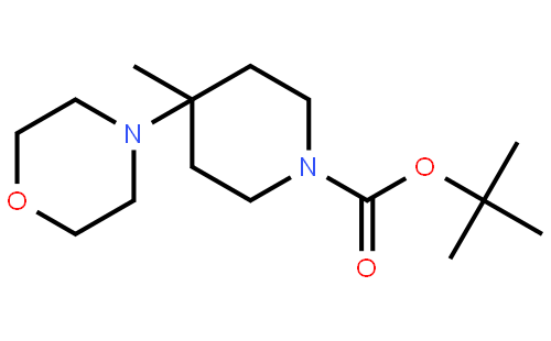 tert-Butyl 4-methyl-4-morpholinopiperidine-1-carboxylate