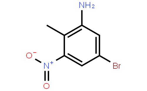 BenzenaMine,5-broMo-2-Methyl-3-nitro-