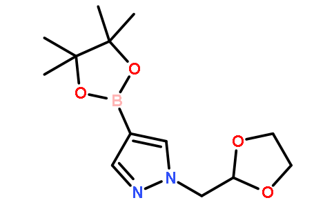 1-[1,3]Dioxolan-2-ylmethyl-1H-pyrazole-4-boronic acid,pinacol ester