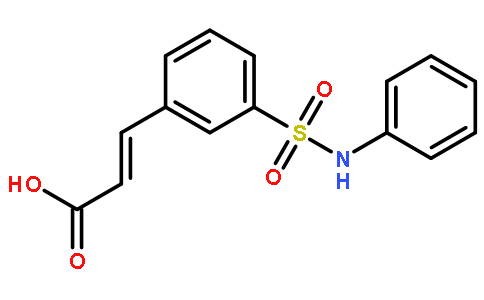 (E)-3-(3-(N-phenylsulfamoyl)phenyl)acrylic acid