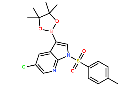 5-chloro-3-(4,4,5,5-tetramethyl-1,3,2-dioxaborolan-2-yl)-1-tosyl-1H-pyrrolo[2,3-b]pyridine