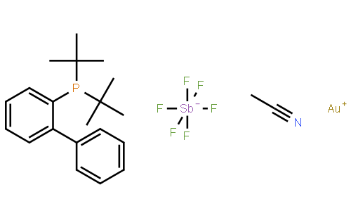 (乙腈)[(2-联苯)二叔丁基膦]六氟锑酸金(I)