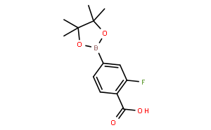2-氟-4-(4,4,5,5-四甲基-1,3,2-二氧硼杂环戊烷-2-基)苯甲酸