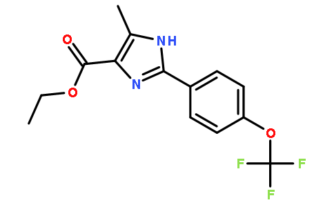 5-METHYL-2-(4-TRIFLUOROMETHOXYPHENYL)-3H-IMIDAZOLE-4-CARBOXYLIC ACID ETHYL ESTER
