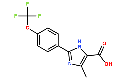 5-METHYL-2-(4-TRIFLUOROMETHOXYPHENYL)-3H-IMIDAZOLE-4-CARBOXYLIC ACID