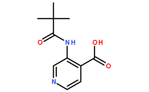 3-(2,2-Dimethylpropanamido)pyridine-4-barboxylic acid