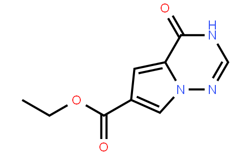 Ethyl 4-oxo-3,4-dihydropyrrolo[2,1-f][1,2,4]triazine-6-carboxylate