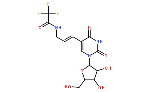 5-[3-(Trifluoroacetamido)-1-(E)-propenyl]-uridine
