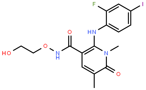 2-(2-氟-4-碘苯氨基)-N-(2-羟基乙氧基)-1,5-二甲基-6-氧代-1,6-二氢吡啶-3-甲酰胺