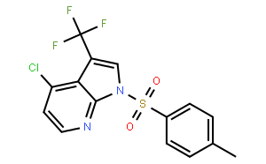 4-氯-1-对甲苯磺酰基-3-(三氟甲基)-1H-吡咯并[2,3-b]吡啶