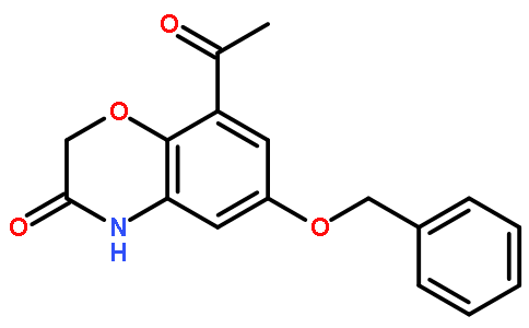 6-(苄氧基)-8-乙酰基-2H-苯并[1,4]恶嗪-3(4H)-酮
