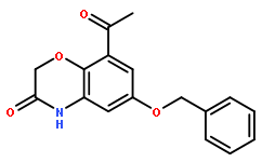 8-乙酰基-6-(苄氧基)-2H-苯并[b][1,4]噁嗪-3(4H)-酮