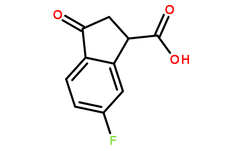 6-Fluoro-3-oxo-2,3-dihydro-1H-indene-1-carboxylic acid