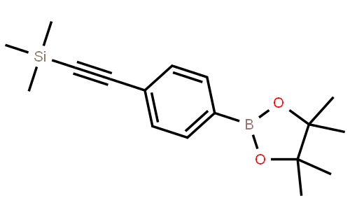 4-(Trimethylsilyl)ethynylphenylboronic acid pinacol ester