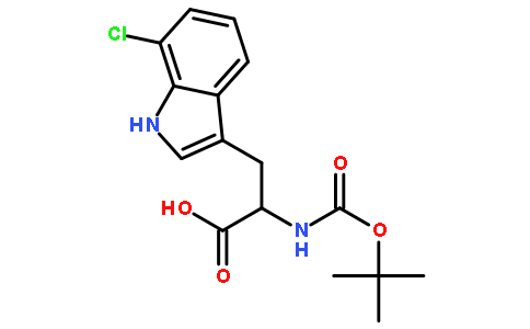 BOC-7-氯-DL-色氨酸