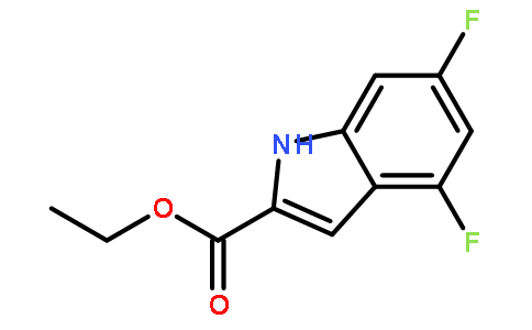 4,6-二氟吲哚-2-羧酸乙酯