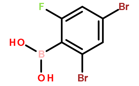 2,4-二溴-6-氟苯基硼酸