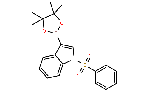 1-(Phenylsulfonyl)-3-(4,4,5,5-tetramethyl-1,3,2-dioxaborolan-2-yl)-1H-indole